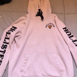 Pink Hollister hoodie